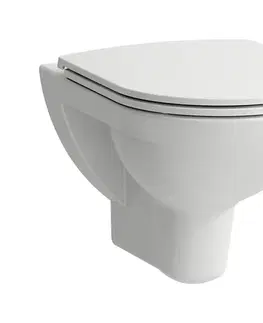 LAUFEN H8669510000001 - Závesné WC PRO keramika/biela + WC sedadlo SoftClose PRO biela H8669510000001
