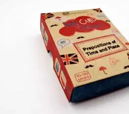 Creativo - Fun card English Prepositions of Time and Place