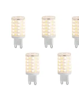 Sada 5 inteligentných stmievateľných LED žiaroviek G9 číra 2,5 W 250 lm 2700-6500K Zigbee