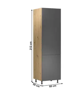 Vysoká skrinka LANGEN D60R univerzálna Tempo Kondela