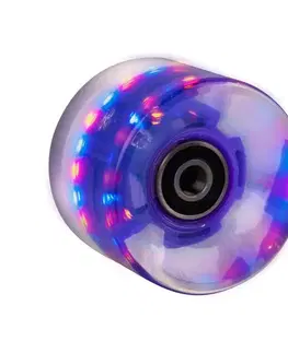 WORKER Svítící kolečko na penny board 60*45 mm vč. ložisek ABEC 7 žltá