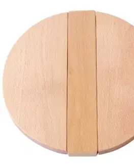 Kinekus Dosky do suda na kapustu, drevené, priemer 20cm, sada 3ks