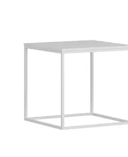 Príručný stolík / Odkladací stolík Basak - White