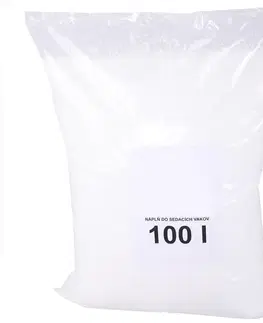 KONDELA EPS 100 náplň do sedacích vakov biela