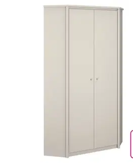 KONDELA Karos 2D rohová skriňa kašmír