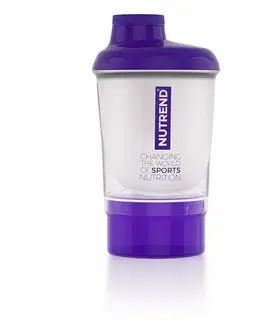 Nutrend Shaker se zásobníkem 300 ml fialová