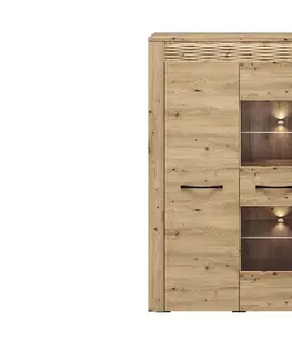 ArtMLM Vitrína LEWIS 05 s LED osvetlením