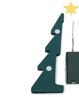 Papierový strom s LED, stredný