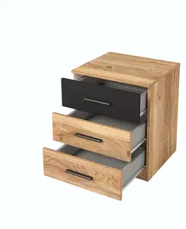 BETKA 22 nočný stolík, dub Mauvella