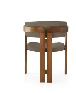 Jedálenská stolička CO Light Brown and Walnut