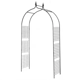 Pergola GA-B 110x30x250 čierna kov