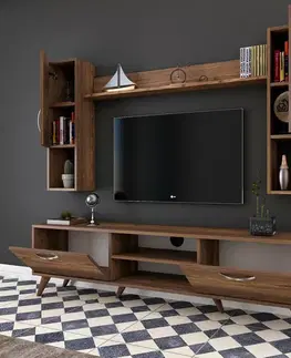 Televízna stena Mio Walnut