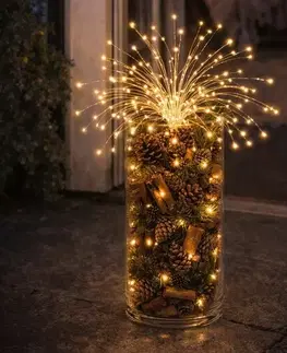 LED osvetlenie tvarovateľné Starlight, teplá biela, 8 funkcií, 25 x 54 x 25 cm