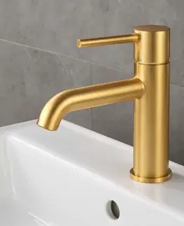 ArtDef Umývadlová batéria ELEGANCE ABUL111211 | brúsená zlatá