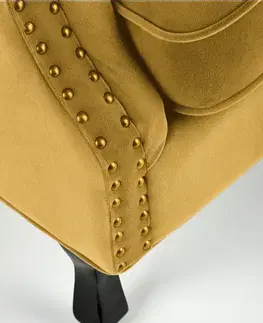 HALMAR Titan kreslo horčicová