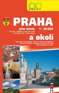 Praha a okolí 1:20 000/1:190 000
