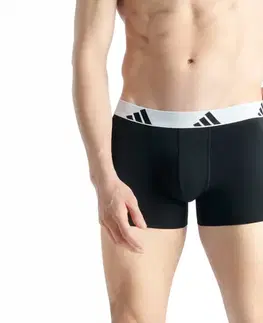 Boxerky adidas Active Flex Cotton, 3 ks, čierne