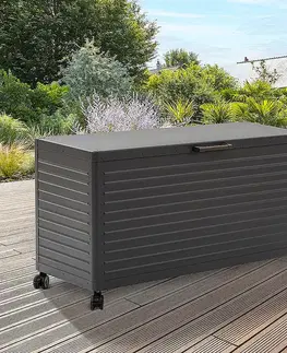 DEOKORK Vonkajší úložný box 130 x 60 x 78 cm (antracit)