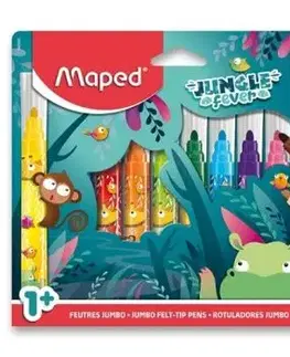 Fixky MAPED Jungle Fever Jumbo 12 ks