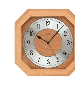 Nástenné hodiny 5864/18 AMS riadené rádiovým signálom 26cm