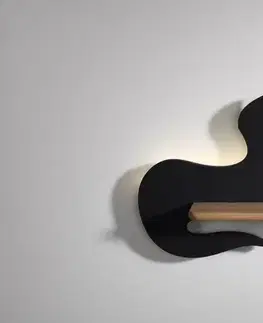 LED 5W detská nástenná lampa čierna mačka sediaca mačka