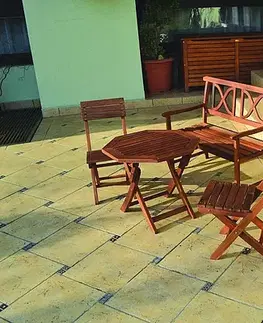DEOKORK Záhradná DĚTSKÁ stolička pevná BRIGHTON 1 ks