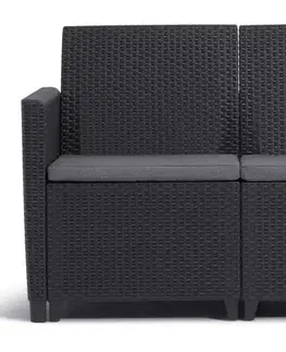 KETER Záhradná pohovka CLARA 2 seater | grafit