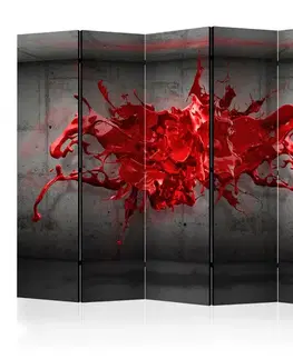 Paraván Red Ink Blot Dekorhome