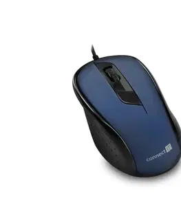 CONNECT IT CMO-1200-BL - Drôtová myš 1000 DPI čierna/modrá CMO-1200-BL