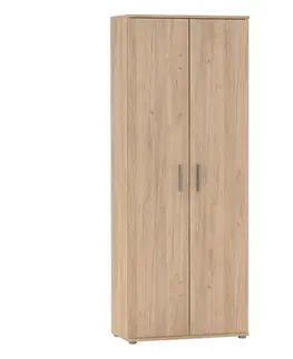 KONDELA Servo Typ 1 dvojdverová policová skriňa dub artisan
