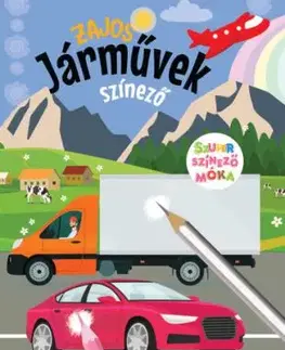 Zajos járművek színező - Szuper színező móka