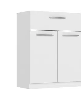 Komoda 2 dvere + 1 zásuvka SURREY biela