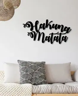 Dekoratívny kovový doplnok na stenu Hakuna Matata
