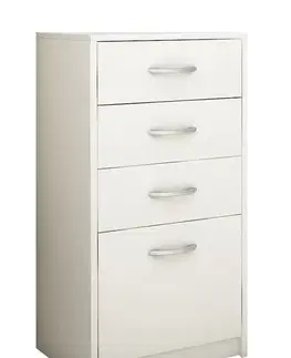 ANES komoda 4S, biela
