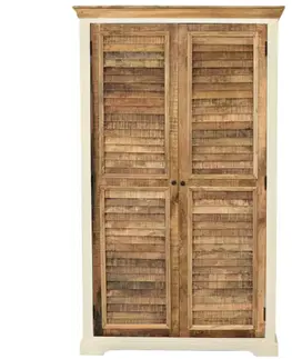 Skriňa Agni 120x200x60 z indický masív mango