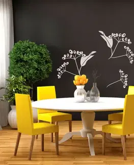 Nálepky na stenu - Kvetiny