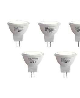 Sada 5 LED žiaroviek G4 MR11 2,7 W 210 lm 3000 K 12 V