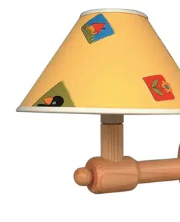 Nástenná lampa 1X40W E14 drevená BAMBI