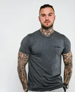 GymBeam Tričko Basic Dark Grey  S