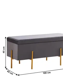 Lavica s úložným priestorom GRALTempo Kondela