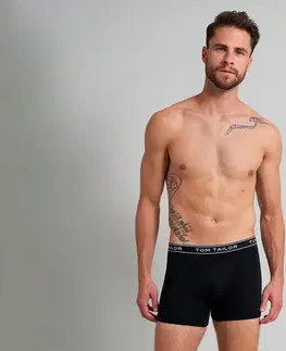 Boxerky TomTailor »Buffer«, 3 ks, čierne