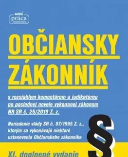 Občiansky zákonník – XI. novelizované vydanie platný od 1. júla 2019