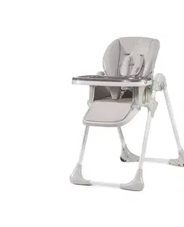 KINDERKRAFT - Detská jedálenská stolička YUMMY šedá KKKYUMMGRY0000