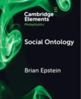 Social Ontology - Brian Epstein
