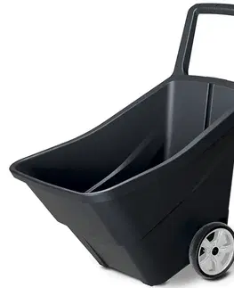 NABBI IWO95C plastový záhradný vozík 95 l čierna