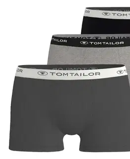 Boxerky Tom Tailor »Buffer«, 3 ks, sivé