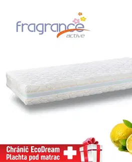 Matrac Fragrance Lemon z pamäťovej peny DreamBed - 80x200cm Tiahome