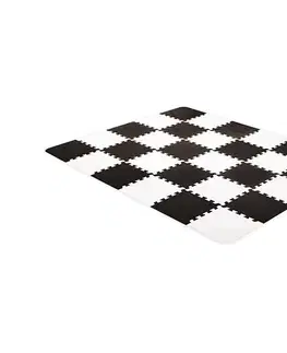 KINDERKRAFT - Penové puzzle LUNO 30ks čierna/biela KKMLUNOBLK0000