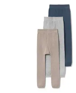 Detské štrikované legínsy, 3 ks