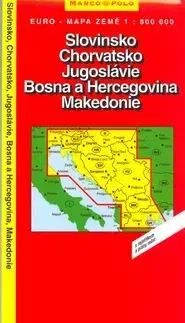 Chorvátsko, Slovinsko, BIH, Č.Hora 1:800T – register, PSČ